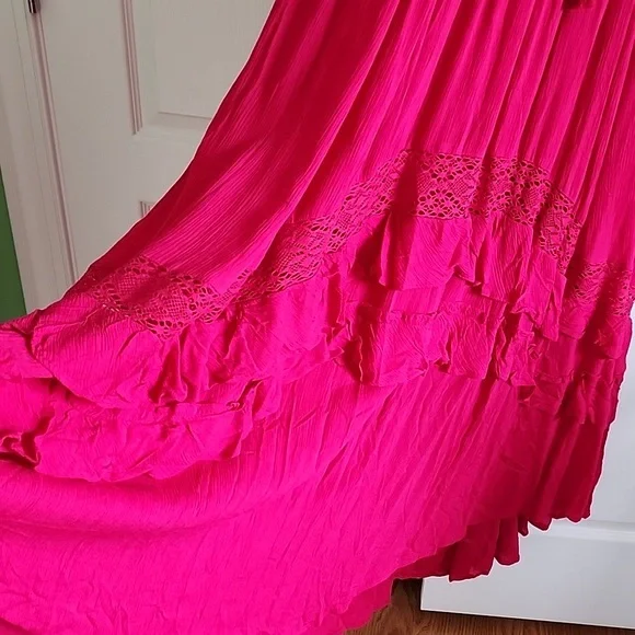 π FREE PEOPLE Santa Maria Maxi XL Love Potion bright pink - Picture 8 of 16